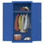 Armoire-penderie en acier avec tablette réglable Classic Sandusky Lee de l 36 po x P 24 po x H 72 po par Sandusky-1152495631