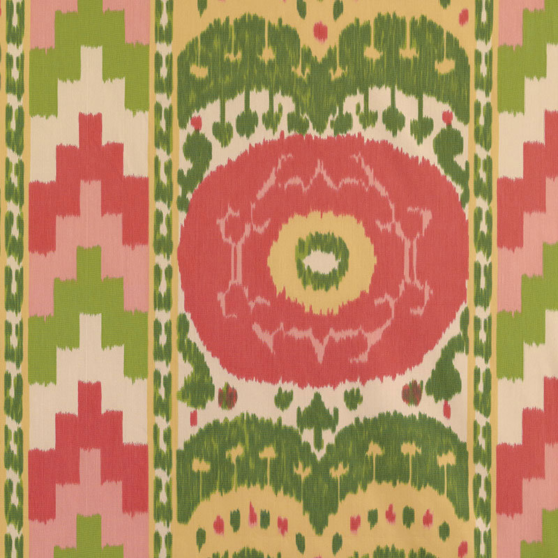 Tissu Samarkand Ikat II, Rubis