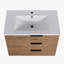 Meuble-lavabo simple avec plateau 30 po Alzubair