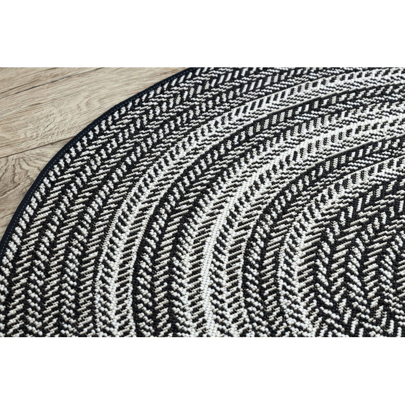 Round Sunburg 120cm X 120cm Indoor / Outdoor Area Rug