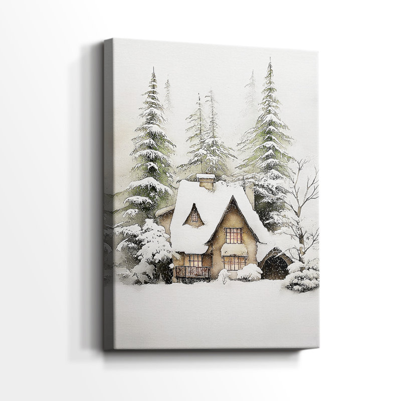 Silver Night Serenade-Premium Gallery Wrapped Canvas, 18" H x 12" W