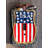 Patriotic Bald Eagle on USA Flag 1-Gang Toggle Light Switch Wall Plate
