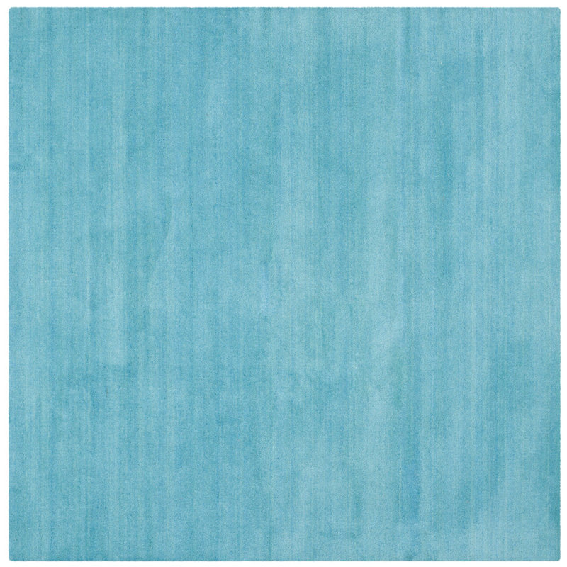 Moreau Hand Tufted Wool Solid Color Rug, Square 6'