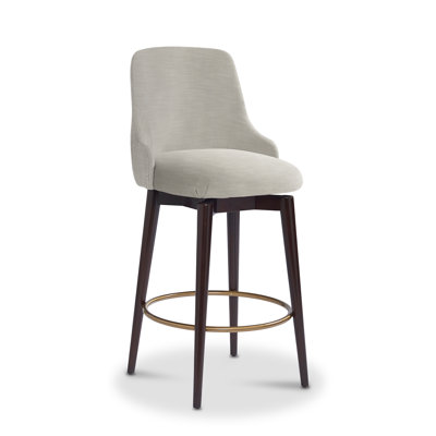Zoe Swivel Upholstered Stool