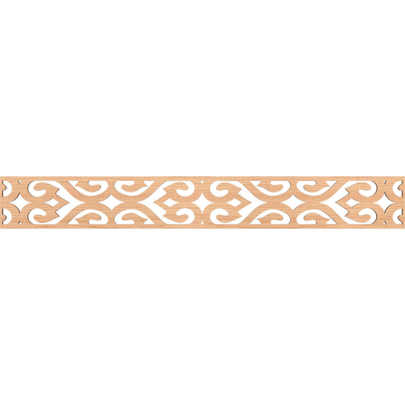 Moulure de chantournage Keene, Noyer blanc, H 6 po x l 46,5 po x P 0,25 po