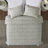 Vineyard Cotton Blend Medium Weight Matelasse Weave Floral Scroll Coverlet-106539089-106539093