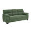 Canapé 3 places, canapé rembourré vert foncé, mobilier de salon moderne-29974171