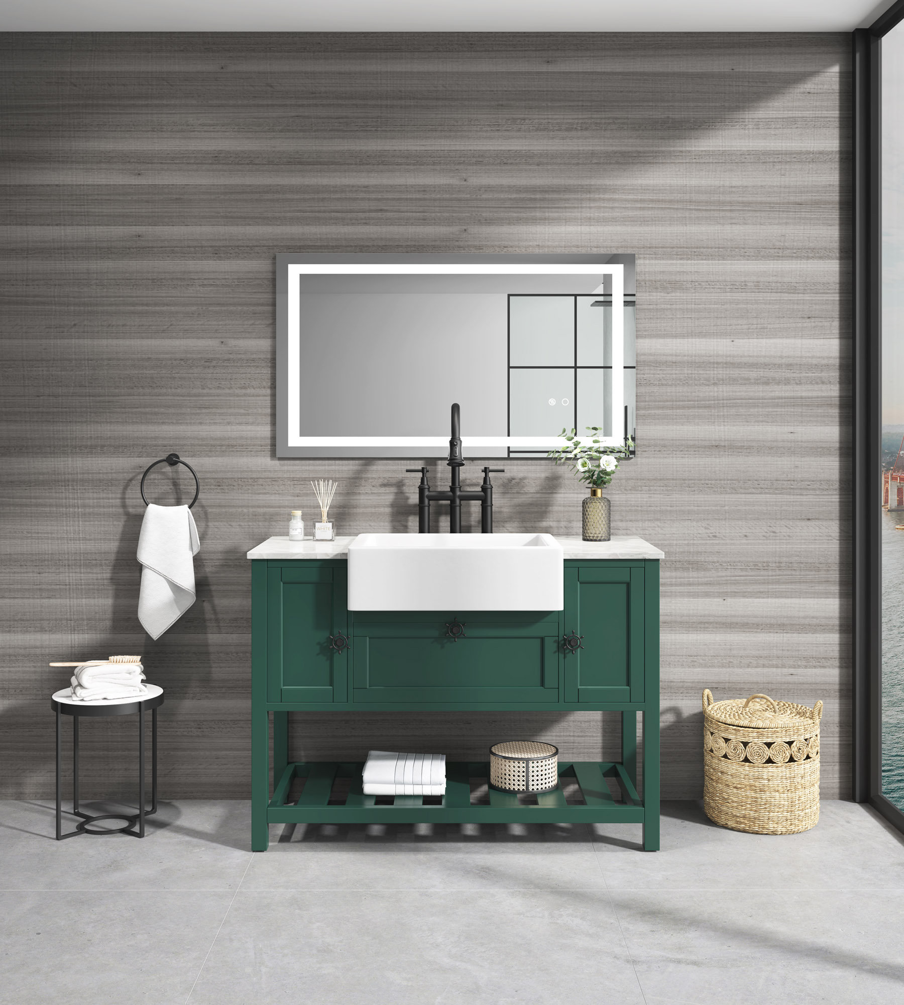 Red Barrel Studio?? Solid Wood Bathroom Vanities Without Tops | Wayfair