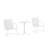 Landyn 2 - Person Patio Dining Set with Round Table-1827488413