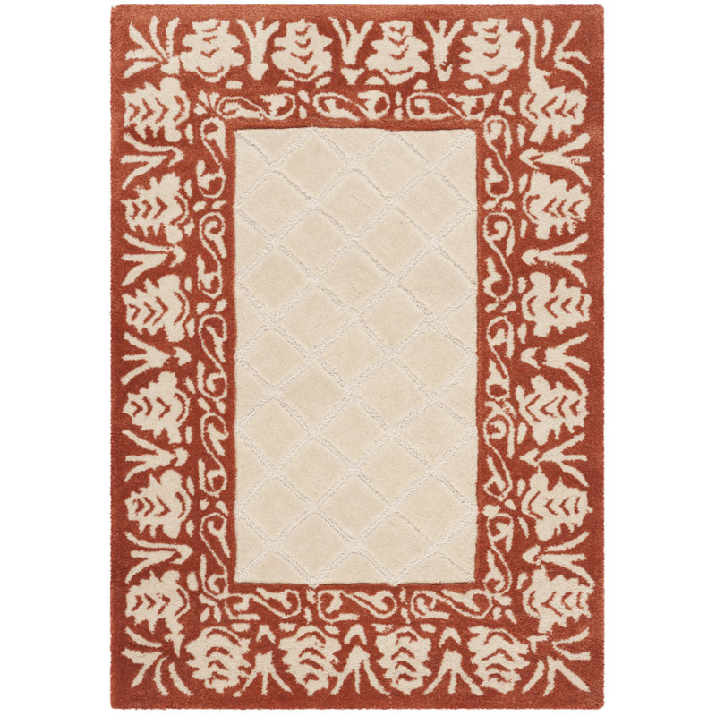 Harrison Total Performance Hand Hooked Performance Bordered Rug, Rectangle 2' x 3'