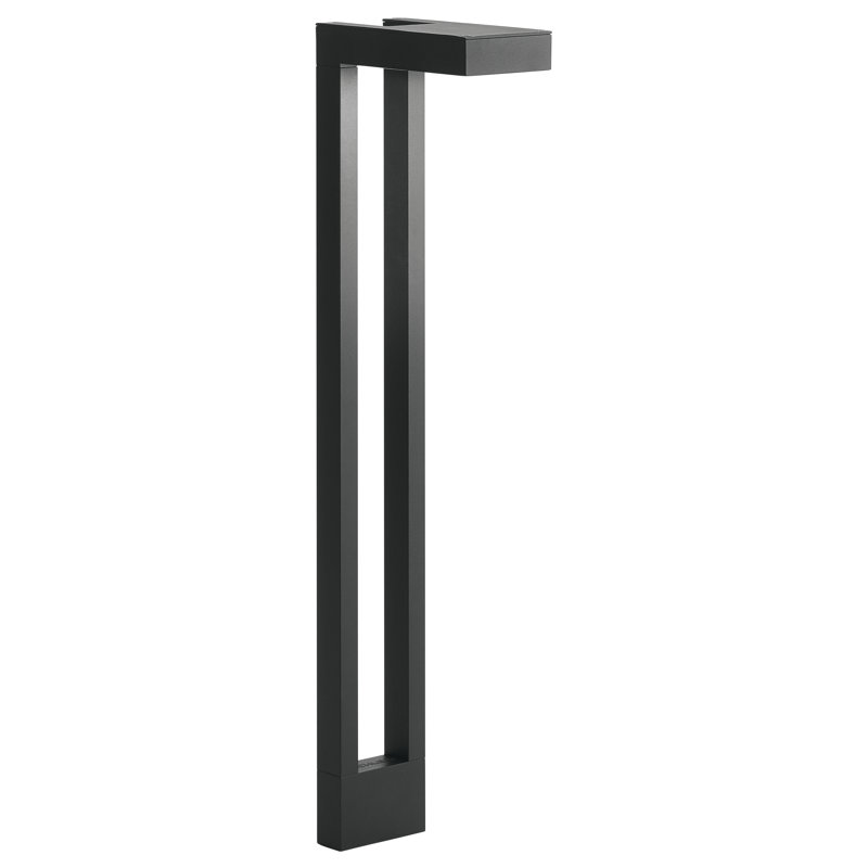 Two Arm Path Light, Textured Black