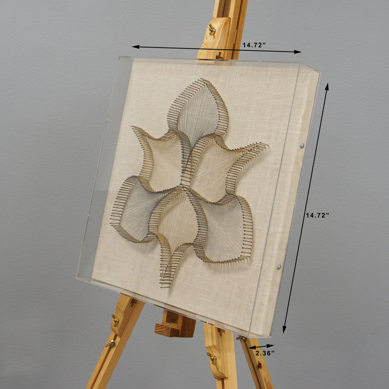 Décoration murale feuilles en chaîne
