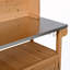 Banc de rangement avec roues verrouillables et huche-1326700089