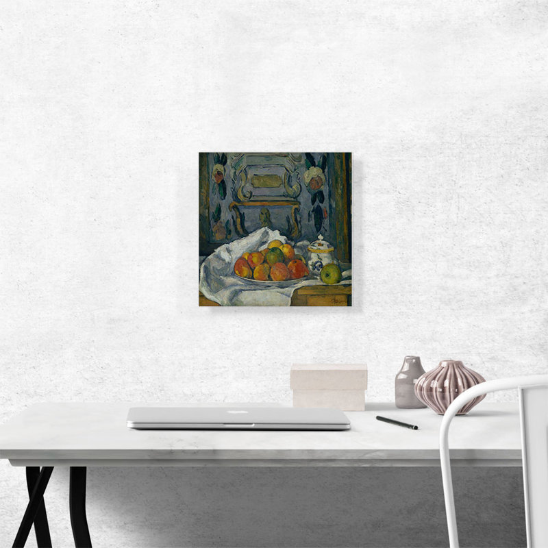 Plat de pommes 1876 - impression, H 12 po x l 12 po x P 1,5 po