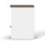 Classeur nautique 22 po, patiné, blanc délavé, peuplier massif, bureau, mobilier de bureau, utilisation côtière sans assemblage, Jasmine blanc délavé, bois massif, meubles