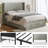 Carlyon Upholstered Platform Bed with Washable Slipcover and Under-bed Storage-92410734-92442356
