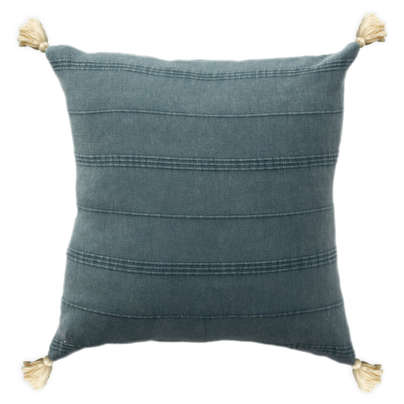 Coussin Danica, Bleu, Housse de coussin seulement - sans coussin
