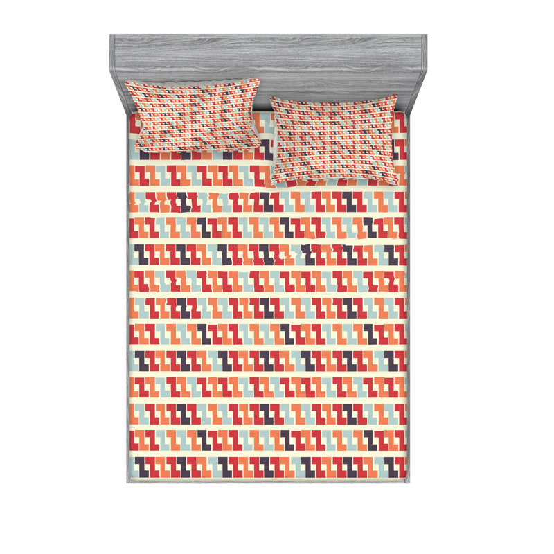 Microfiber Sheet Set, Full/Double Sheet Set with Fitted Sheet