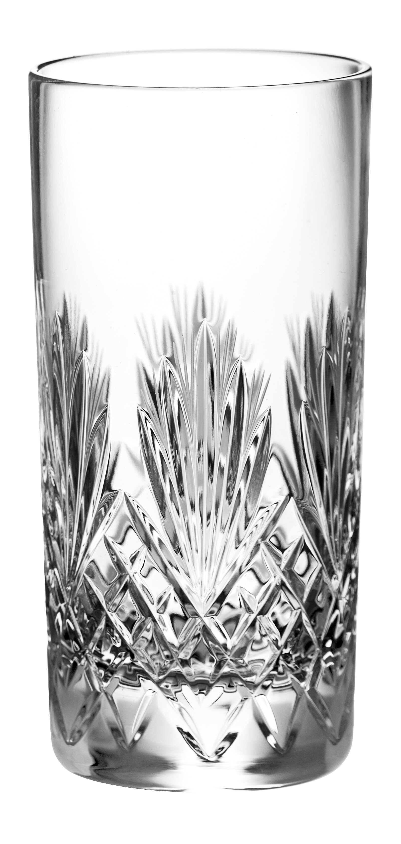 Highball - Glass - Set of 6 - Hiball Glasses - 12 oz. - by Majestic Gifts Inc. - Made in Europe