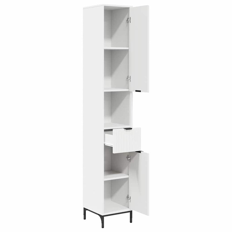 Freestanding Standard Bathroom Storage, White