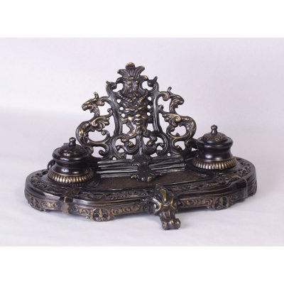 Estabrook Decorative Double Inkwell