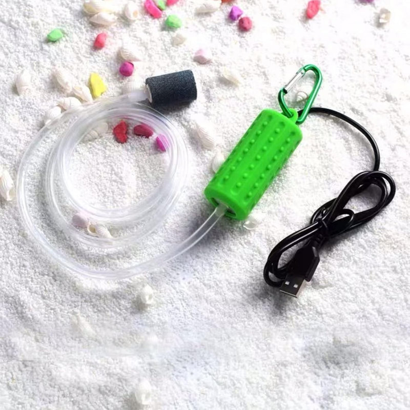 Wrought Studio Aquarium Air Pump Mini USB Fish Tank Oxygen Air Pump ...
