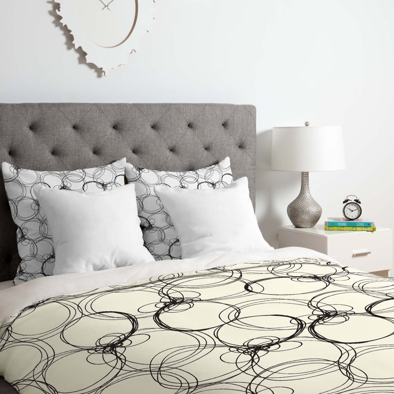 Rachael Taylor Polyester Abstract Duvet Cover, King Duvet Cover + 2 King Shams