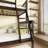 Espresso Rubber Wood Twin-Over-Full Bunk Bed Featuring Trundle, Convertible Ladder, Guardrails, And Detachable Structure-1059322391