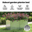 Alezander Metal Raised Flower Bed-339152252
