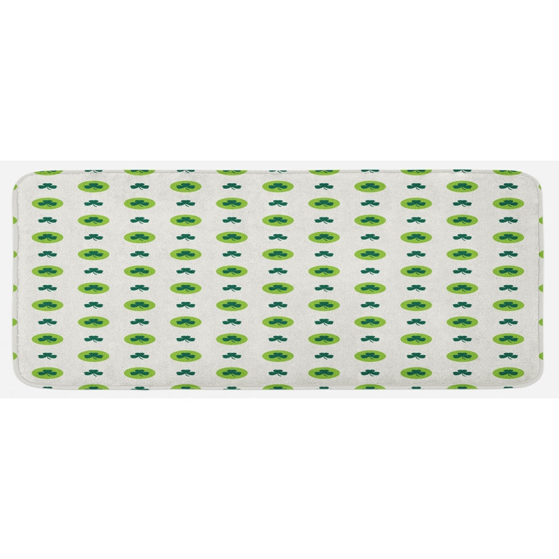« trèfle », fleur vert, vert, saint patrick st. saint-patrick motif de cuisine vert foncé vert citron vert clair