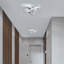 Aynslee 3-Light LED Semi Flush Mount-291041348