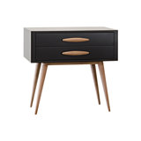 Taylor 2 - Drawer Solid Wood Nightstand