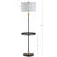 Lampe de table sur pied 61 po Coto