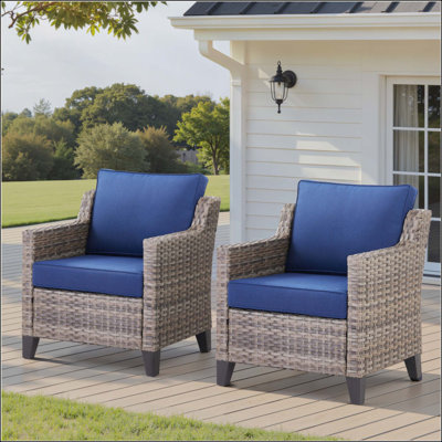 Ensemble de 2 chaises de patio pour l'extérieur