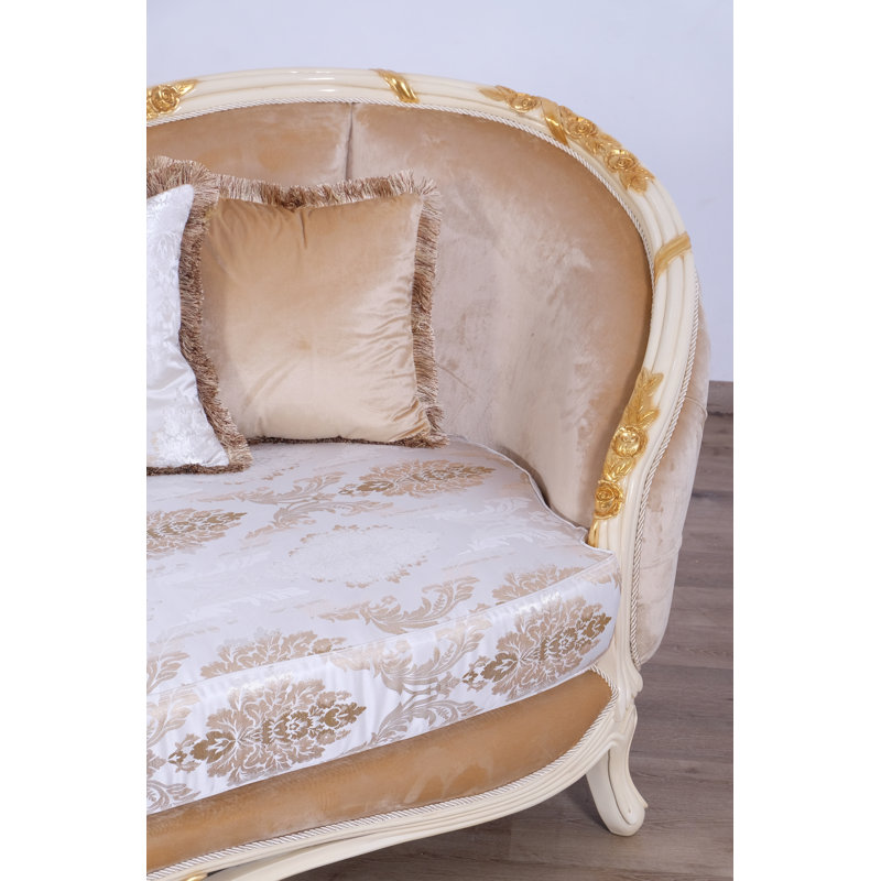 Valentine Armchair, Off White Polyester