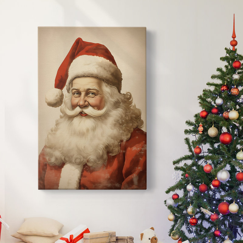 Art des Fêtes de Noël - Toile tendue avec châssis CDXCV III, H 18 po x l 12 po