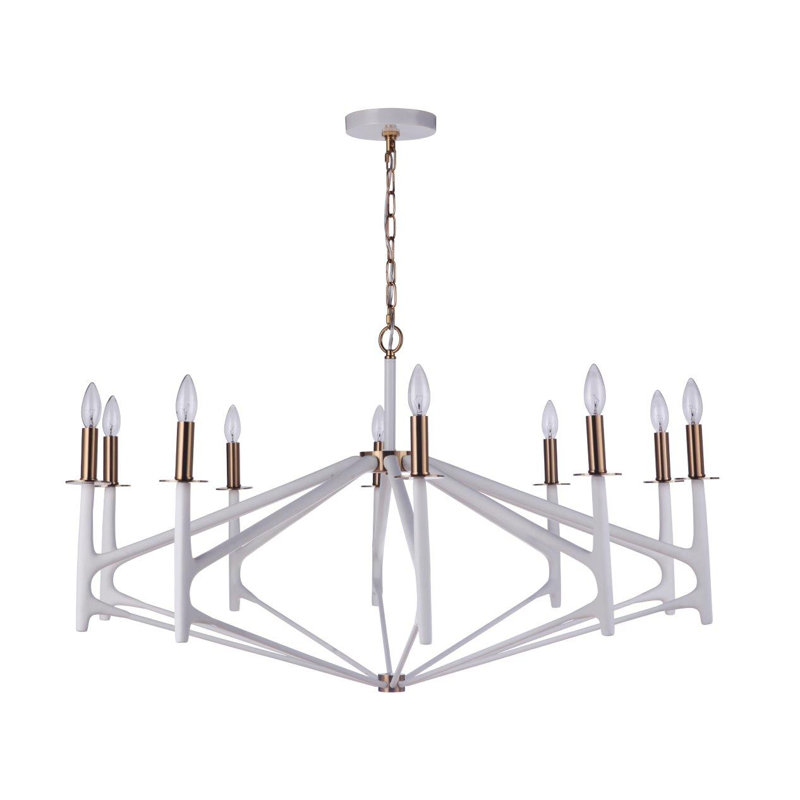 10 - Light Geometric Chandelier