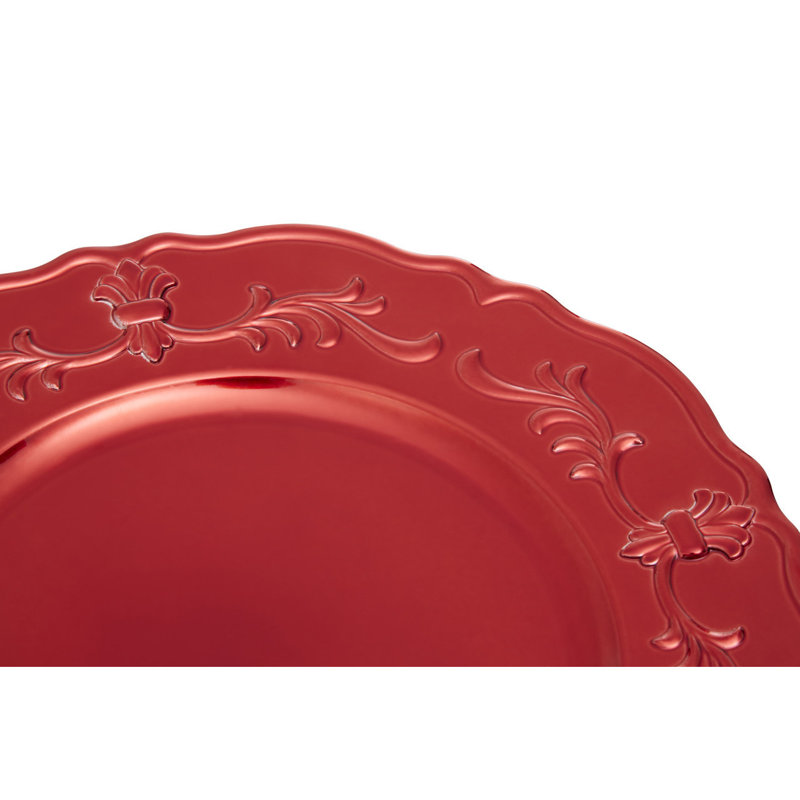 Geise Solid Colour Charger, Red