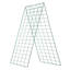 Ensemble de 4 treillis de concombre, treillis de jardin en A pour lit surélevé, support de plante en métal antirouille pour la vigne, plantes grimpantes, pois, haricots, courgettes, tomates, fleurs (46,06 x 16,93 po x 4 PCS)