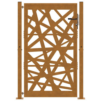 Weathering Steel Gate