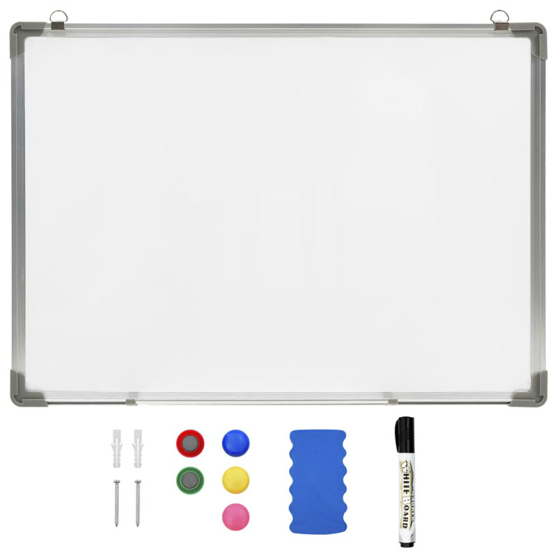 Burrel Wall Mounted Magnetic Whiteboard, 50cm H x 70cm L