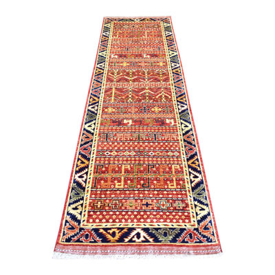 Kizzi One-of-a-Kind Runner 2'8" X 9'7" New Age Runner Area Rug in