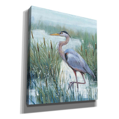 Marsh Heron II " Marsh Heron II " by Tim O'Toole Painting Print