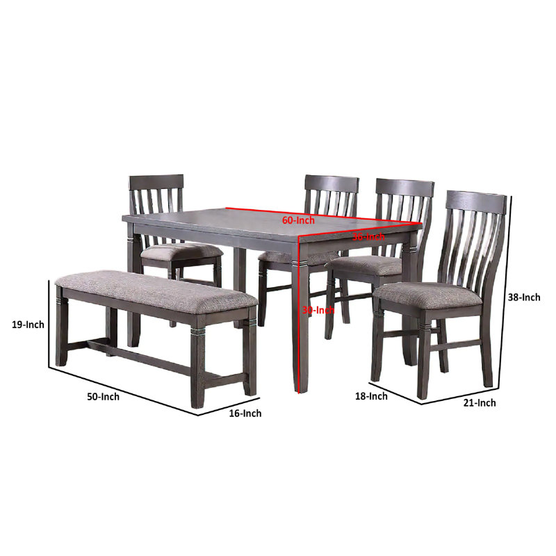 Ensemble repas pour 6 personnes