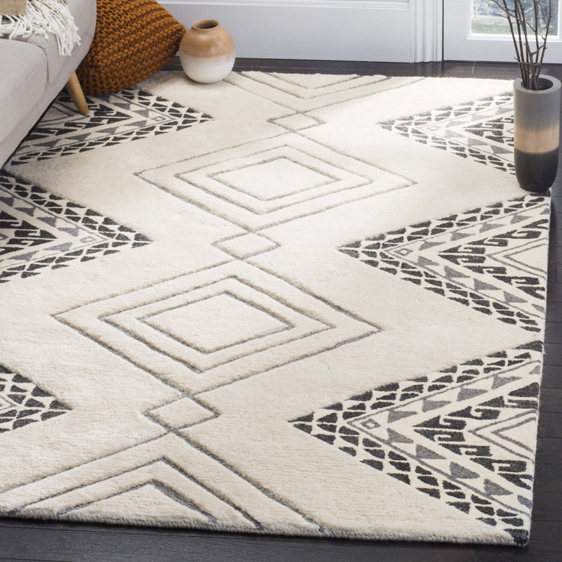 Powell Hand Tufted Performance Southwestern Rug, Rectangle 10' x 14'