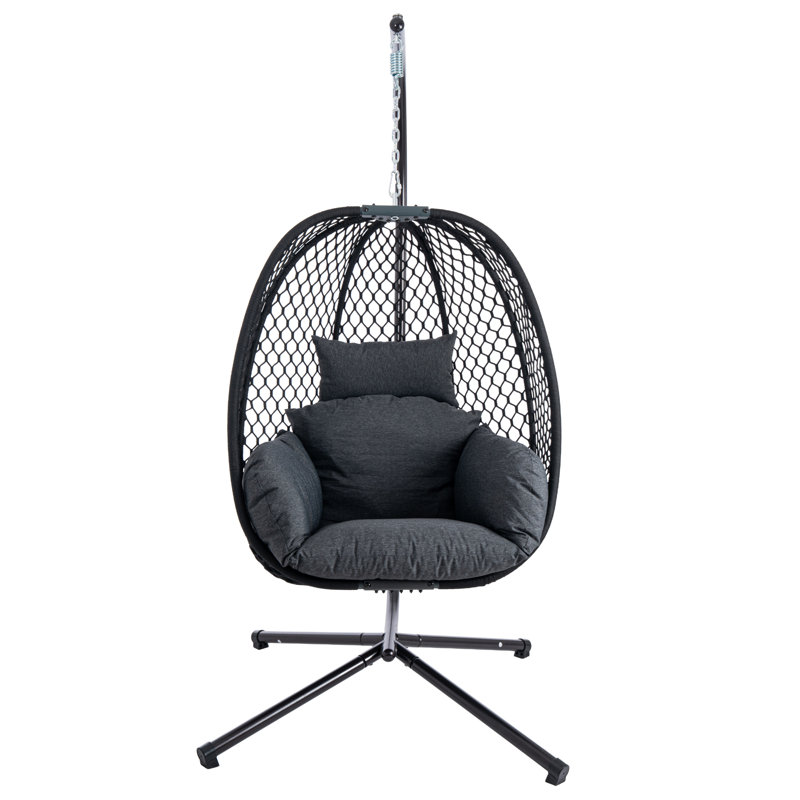 Porch Swing, Black/Black