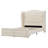 Kaliya Velvet Upholstered Wingback Platform Bed with LED Lights, Wood Bed Frame With 2 Storage Drawers-438663467-438518509