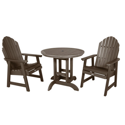 Lynn 2-Person 36" Round Dining-Height Bistro Set