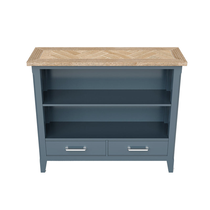 Kusilvak 85cm H x 100cm W Solid Wood Bookcase