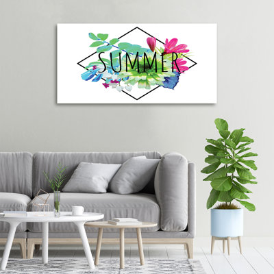 Summer - Wrapped Canvas Print